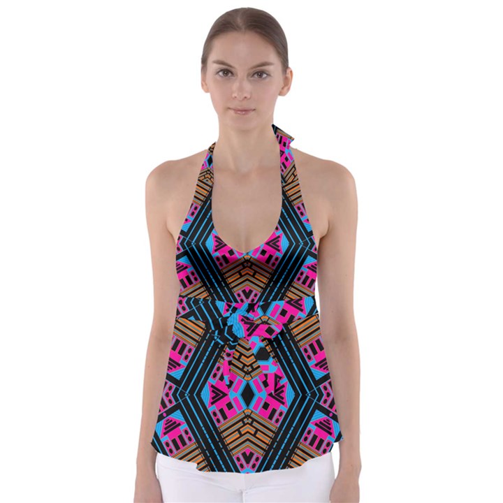 House Of House (3)ujuj Babydoll Tankini Top