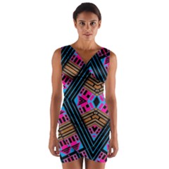 House Of House (3)ujuj Wrap Front Bodycon Dress