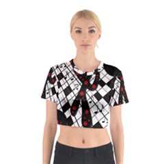 On The Dance Floor  Cotton Crop Top