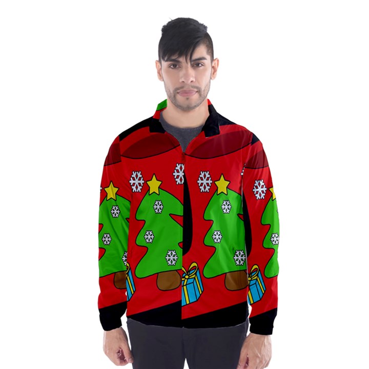 Christmas sock Wind Breaker (Men)