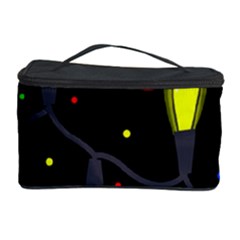 Christmas Light Cosmetic Storage Case by Valentinaart