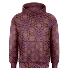 Fuchsia Abstract Shell Pattern Men s Pullover Hoodie