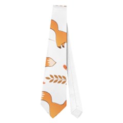 Fox And Laurel Pattern Neckties (one Side) 