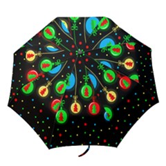 Christmas Balls Folding Umbrellas by Valentinaart