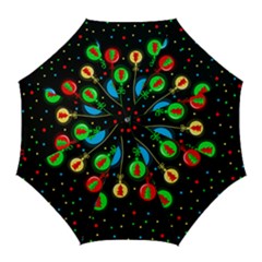 Christmas Balls Golf Umbrellas by Valentinaart