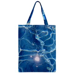 Pool Water Zipper Classic Tote Bag by PhotoThisxyz