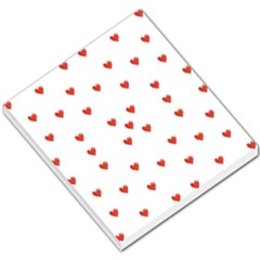 Cute Hearts Motif Pattern Small Memo Pads