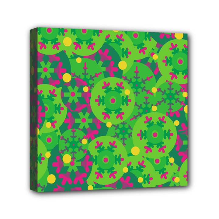 Christmas decor - green Mini Canvas 6  x 6 