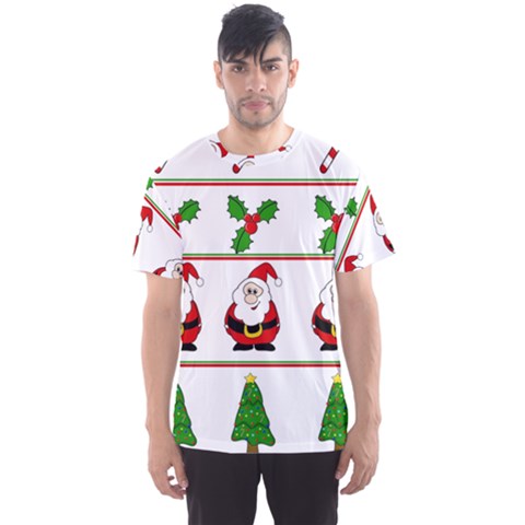 Christmas Pattern Men s Sport Mesh Tee by Valentinaart