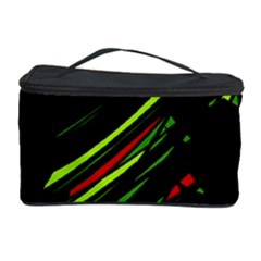 Abstract Christmas Tree Cosmetic Storage Case by Valentinaart