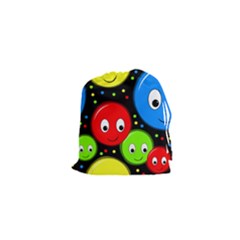 Smiley Faces Pattern Drawstring Pouches (xs) 