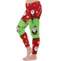 Christmas pattern - green and red Winter Leggings  View2