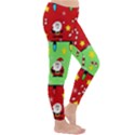 Christmas pattern - green and red Winter Leggings  View3