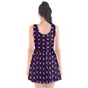 Purple dots pattern Scoop Neck Skater Dress View2