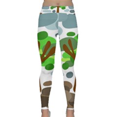 Tree Yoga Leggings  by Valentinaart