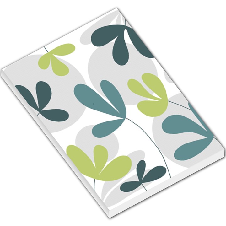 Elegant floral design Large Memo Pads