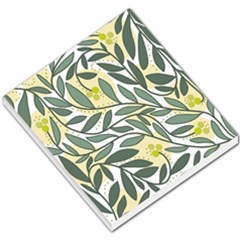 Green Floral Pattern Small Memo Pads by Valentinaart