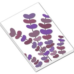 Purple Decorative Plant Large Memo Pads