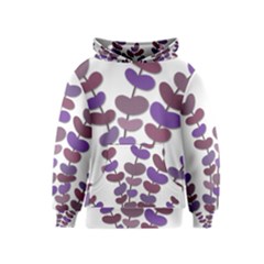 Purple Decorative Plant Kids  Pullover Hoodie by Valentinaart