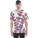 Magenta decorative plant Men s Sport Mesh Tee View1