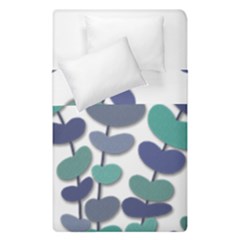 Blue Decorative Plant Duvet Cover (single Size) by Valentinaart