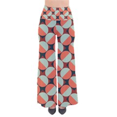 Modernist Geometric Tiles Women s Chic Palazzo Pants  by DanaeStudio