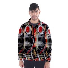 Artistic Abstract Pattern Wind Breaker (men) by Valentinaart