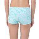 Turquoise Watercolor Awareness Ribbons Reversible Boyleg Bikini Bottoms View4