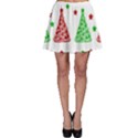 Decorative Christmas trees pattern - White Skater Skirt View1