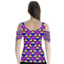 Triangles and honeycombs pattern                                    Butterfly Sleeve Cutout Tee View2