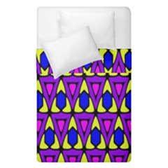 Triangles And Honeycombs Pattern                                                                                                    Duvet Cover (single Size) by LalyLauraFLM