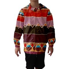 Waves And Other Shapes                                                                                                    Hooded Wind Breaker (kids)