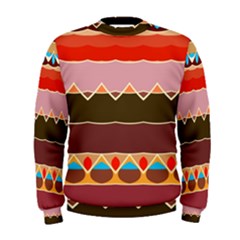 Waves And Other Shapes                                                                                                     Men s Sweatshirt by LalyLauraFLM