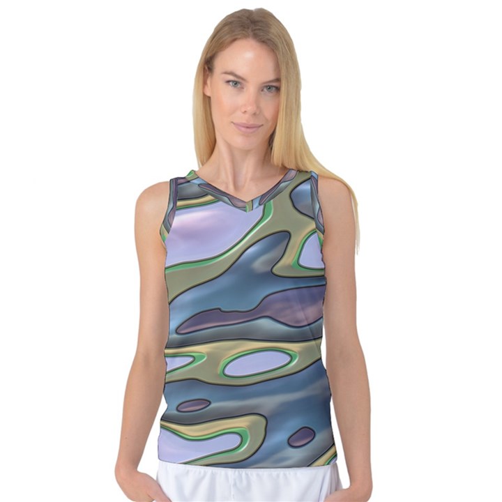 3d shapes                                                                                                      Women s Basketball Tank Top