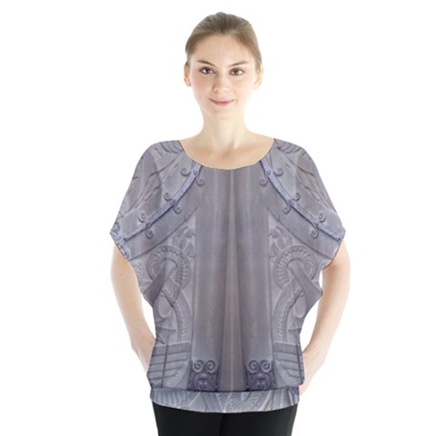 Watts Chapel Batwing Chiffon Blouse by DeneWestUK