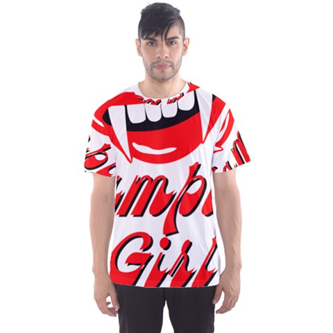 Vampire Girl Men s Sport Mesh Tee by igorsin