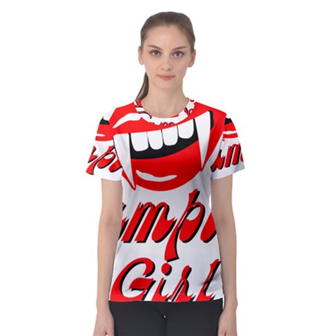 Vampire Girl Women s Sport Mesh Tee by igorsin