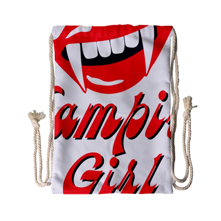 Vampire Girl Drawstring Bag (Small)