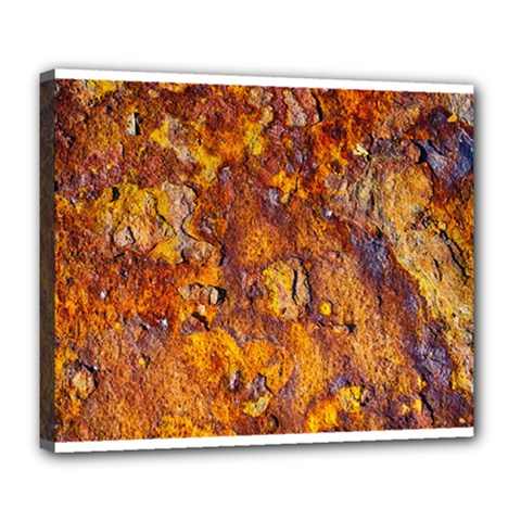 Rusted Metal Surface Deluxe Canvas 24  X 20  