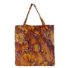 Rusted Metal Surface Grocery Tote Bag