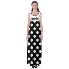 Poka Dot Beauty Empire Waist Maxi Dress