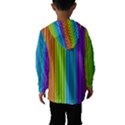 Colorful lines Hooded Wind Breaker (Kids) View2