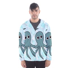 Octopus Hooded Wind Breaker (men) by Valentinaart