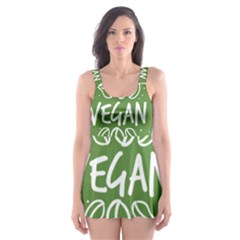 Vegan Label3 Scuro Skater Dress Swimsuit