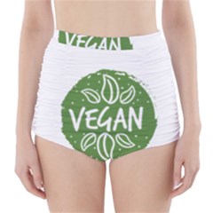 Vegan Label3 Scuro High-waisted Bikini Bottoms