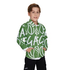 Vegan Label3 Scuro Wind Breaker (kids) by CitronellaDesign