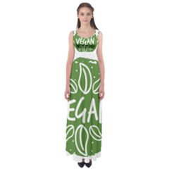 Vegan Label3 Scuro Empire Waist Maxi Dress by CitronellaDesign