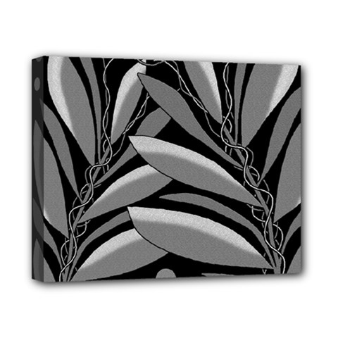 Gray Plant Design Canvas 10  X 8  by Valentinaart