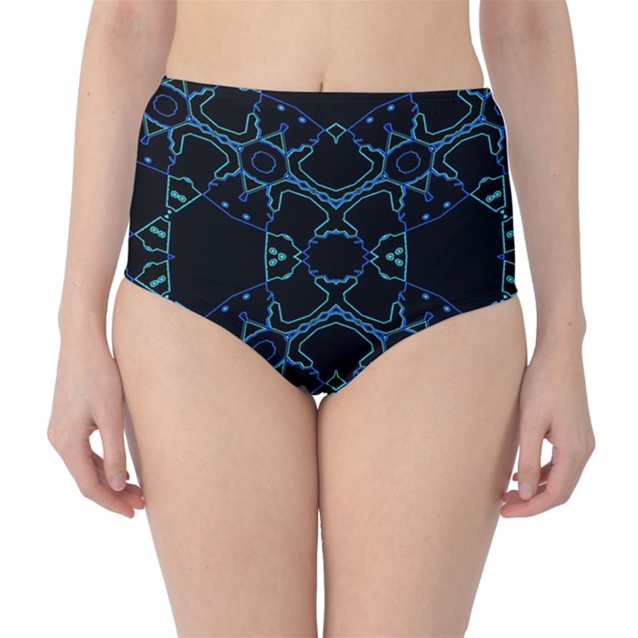 HUM DING High-Waist Bikini Bottoms