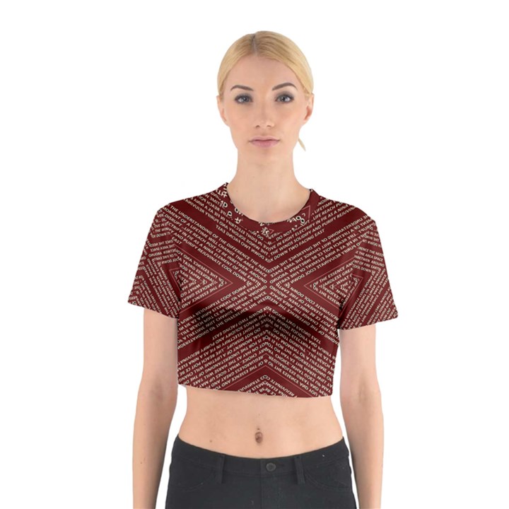 Gggfgdfgn Cotton Crop Top